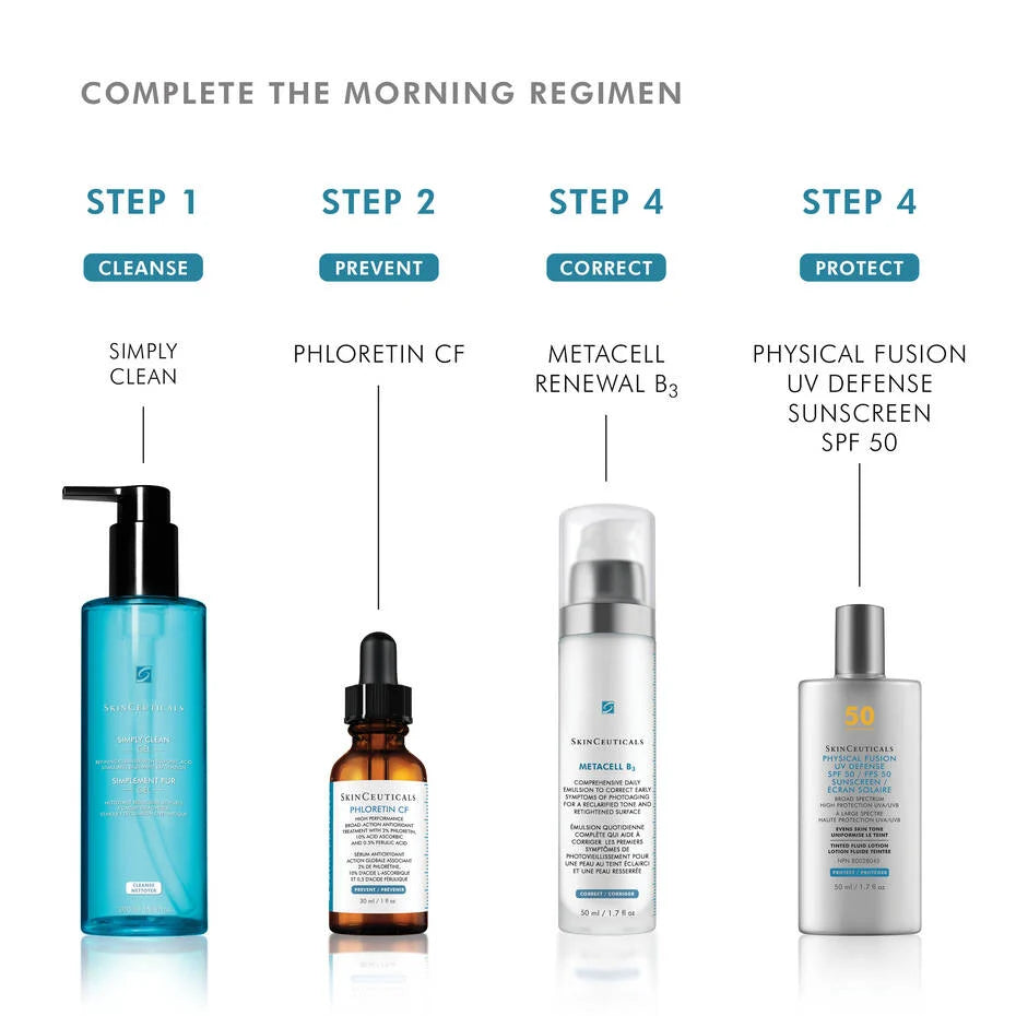 Metacell Renewal B3-morning regimen-skinceuticals canada