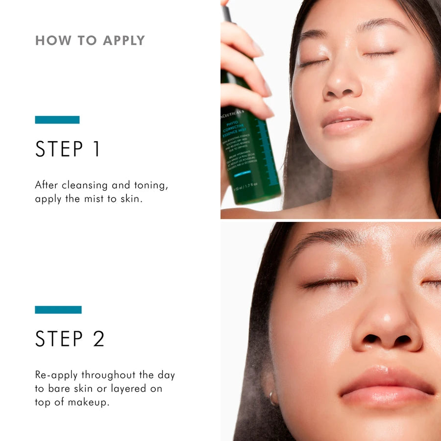 Phyto Corrective Essence Mist-Skinceuticals serum-how to apply